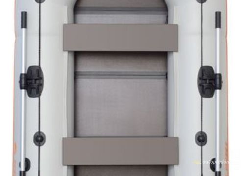 Kolibri KM-280 D nafukovací čln šedý, nafukovací kýl, pevná podl