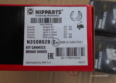 nové nepoužité zadné brzdy na Ignis 1.3 2003-09