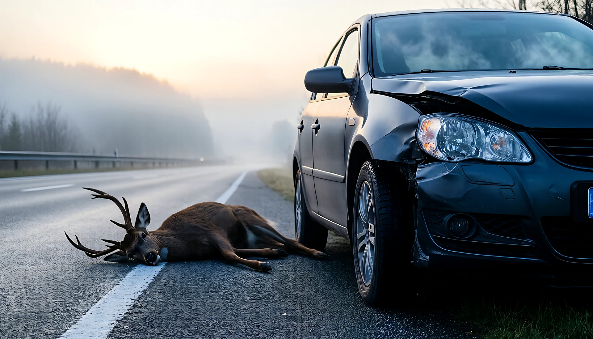 Zrážka so zverou na slovenských cestách: ako správne postupovať, čo hradí poisťovňa a čo polícia